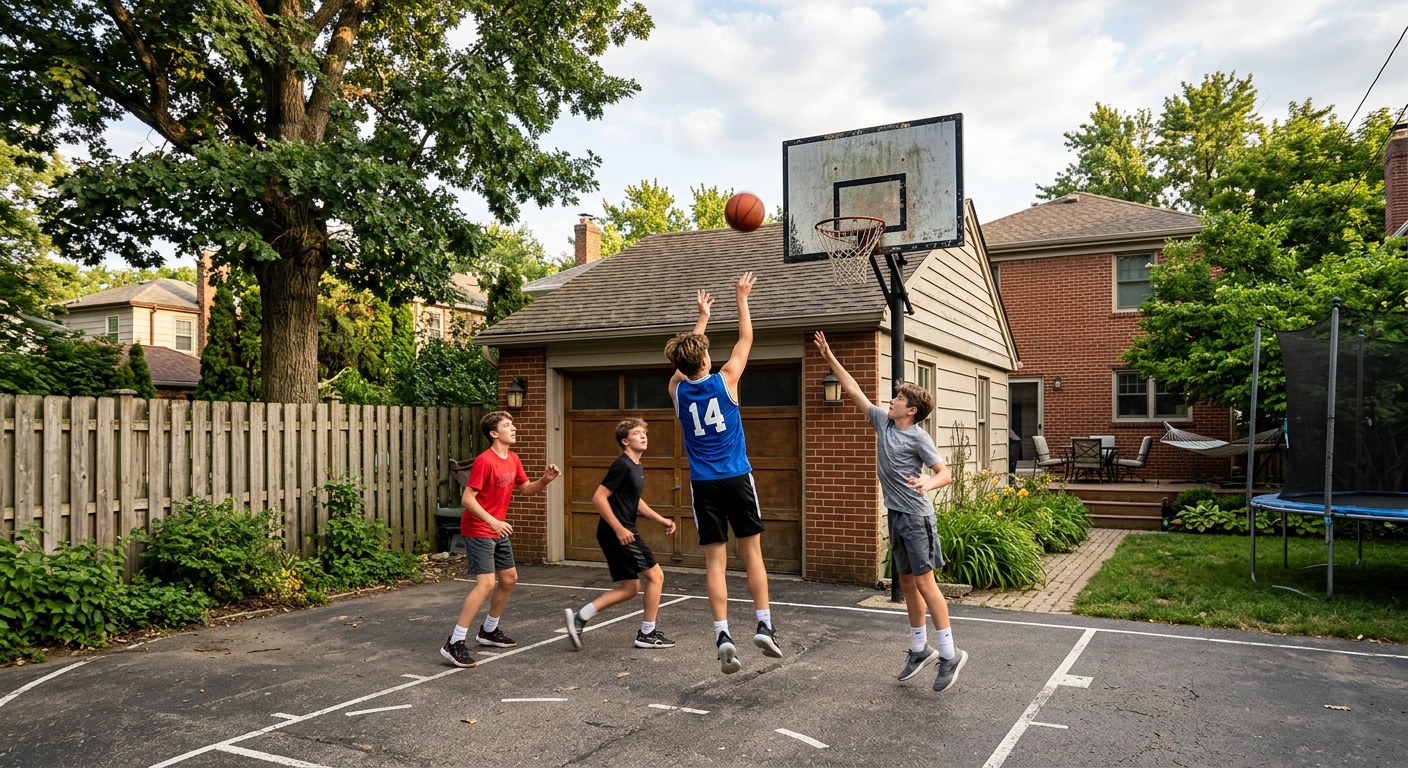 Pickup basketball